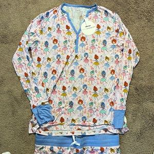 NWT little sleepies ballerina pajamas